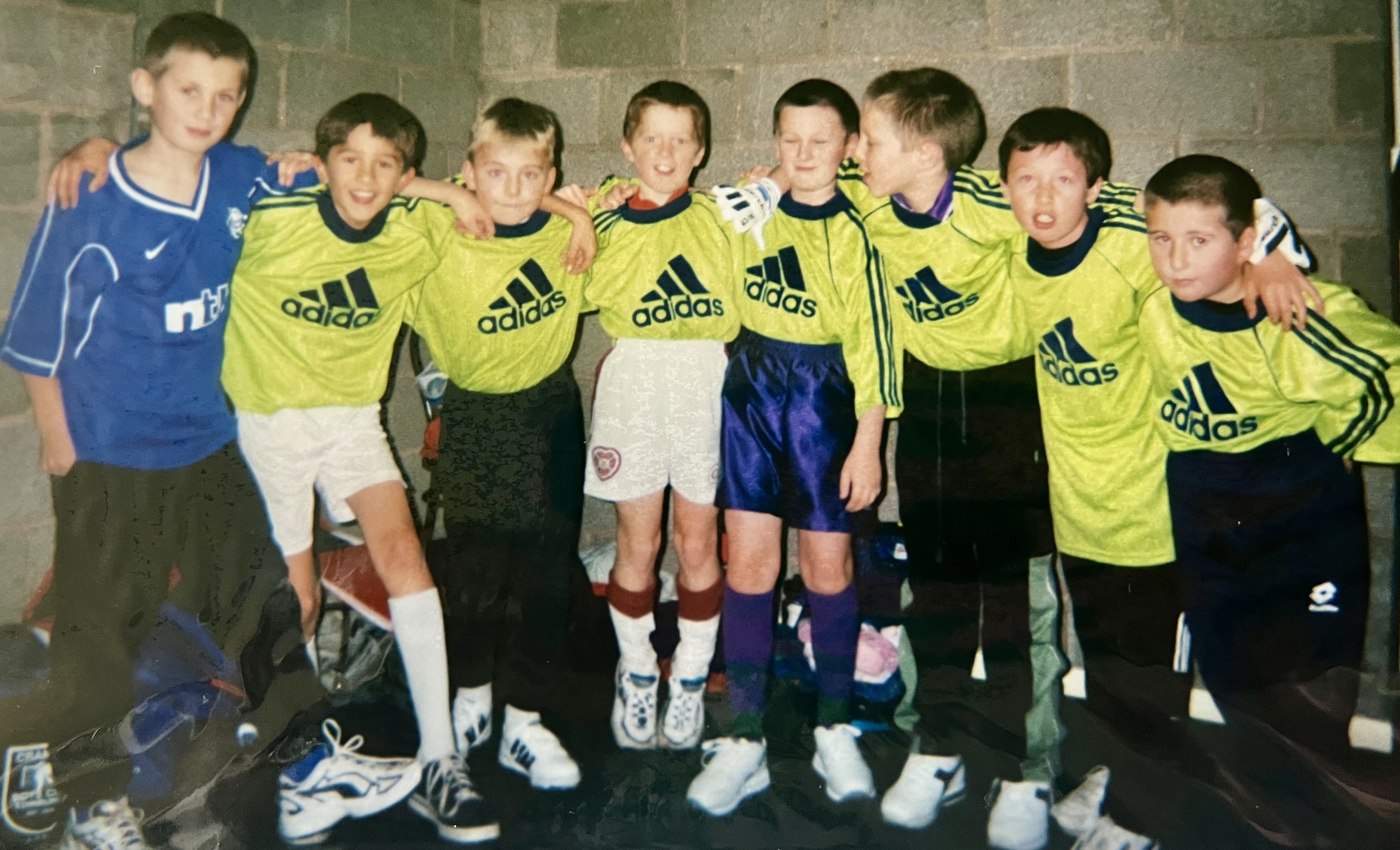 boys in football strip