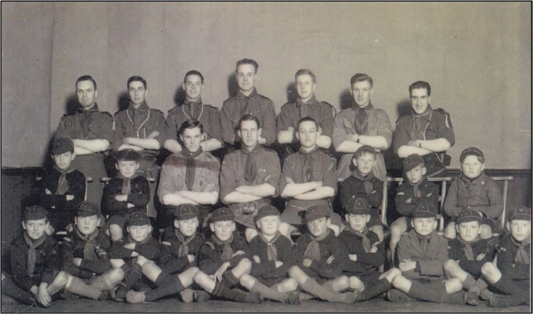 group of boys posing for photo