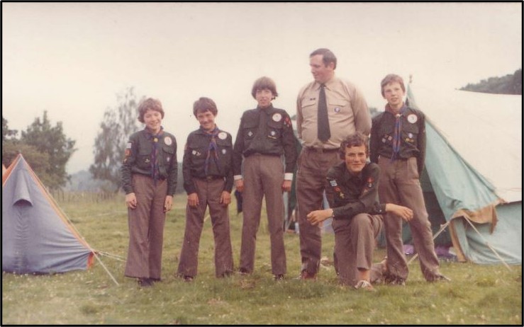 1980s scout camp